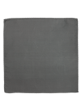 Greenwich Grey Textured Silk Pocket Square