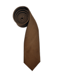 Greenwich Orange Textured Silk Tie