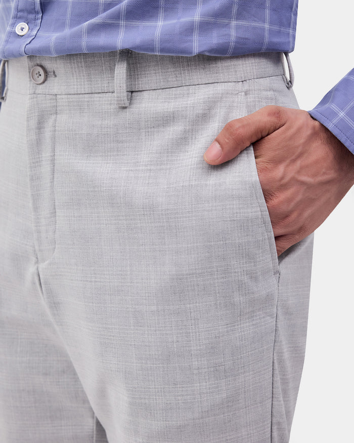 Grey Check Formal Trouser - Arthur