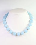 light blue beaded necklace