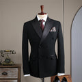 High Quality Double Breasted Suit For Men Groom's Wedding Suit Set - Rosymae