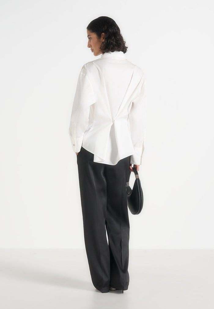 hope-pleated-tuxedo-cotton-shirt-with-cinch-back-white