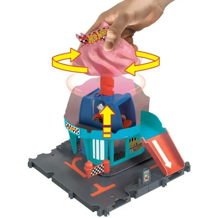 Hot Wheels City Downtown Ice Cream Shop Playset