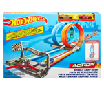 Hot Wheels Double Loop 2 Diecast Dash Track Set Toy Cars