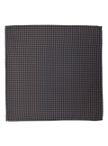 Houston Orange Geo Silk Pocket Square