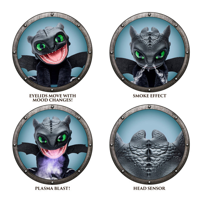 How to Train your Dragon Realfx Toothless Puppetronic Toys