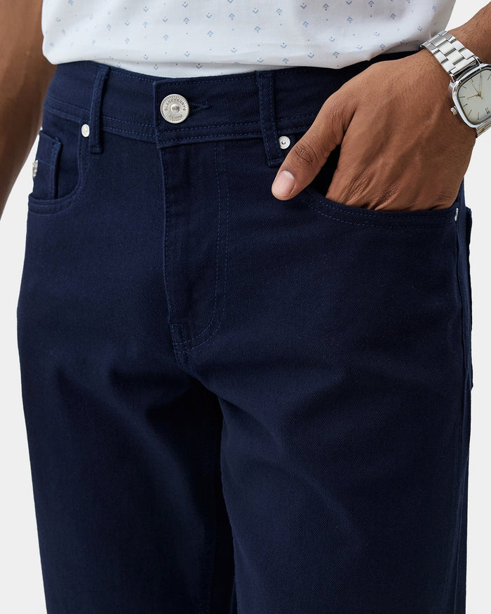 Indigo Straight Comfort Jeans - Jamie