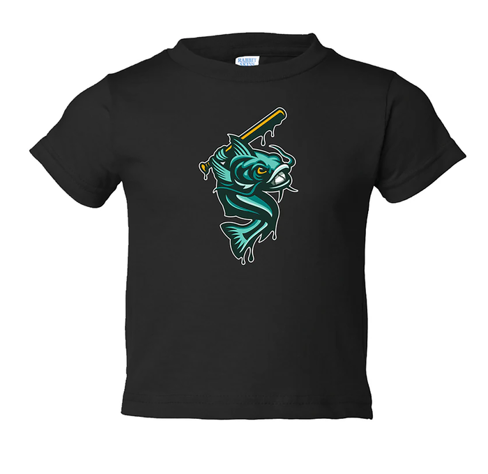 Infant Tee - Swinging Fish - Black