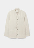 Ivory Linen Nehru Jacket, Nehru Jacket - SIRPLUS