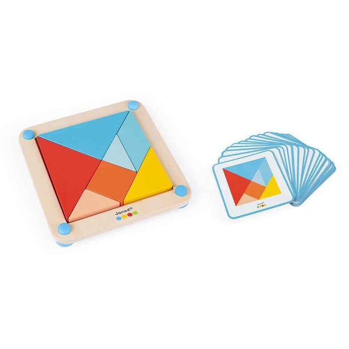 Janod® Lesene kocke Tangram Janod