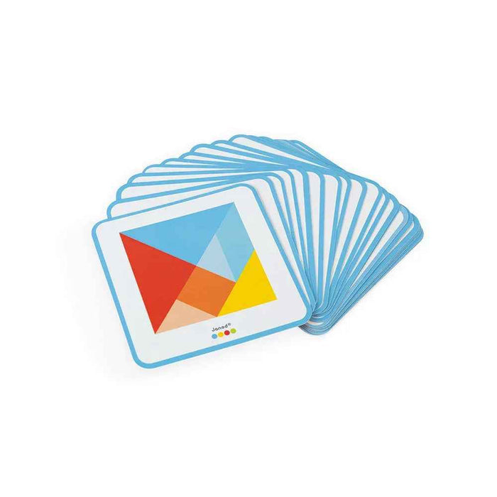 Janod® Lesene kocke Tangram Janod