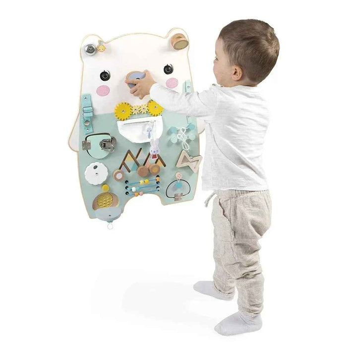 Janod® Lesena aktivnostna tabla Bear Janod
