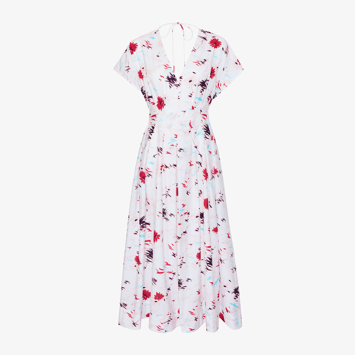 Packshot image of the Jelina Dress in Printed Voile in Brushed Floral