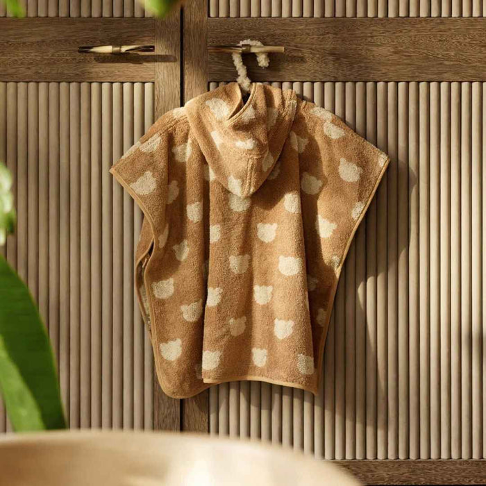 Jollein® Kopalni pončo Terry Jacquard Teddy Bear Jollein