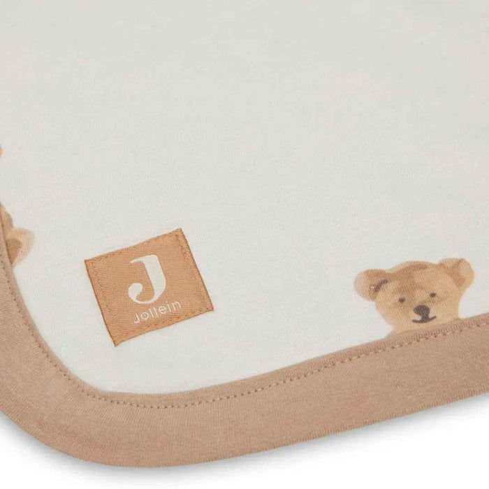 Jollein® Bombažna odejica Teddy Bear 75x100 Jollein