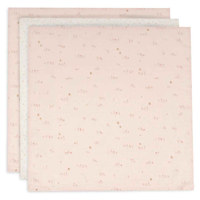 Jollein® Komplet 3 tetra pleničk 70x70 cm Pretty Picnic Jollein