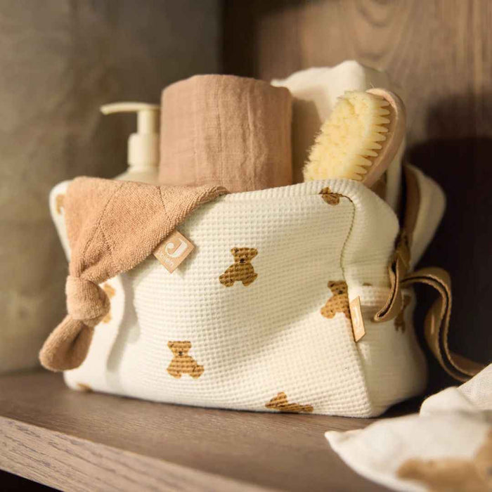 Jollein® Toaletna torbica Mini Teddy Bear Little Waffle Jollein