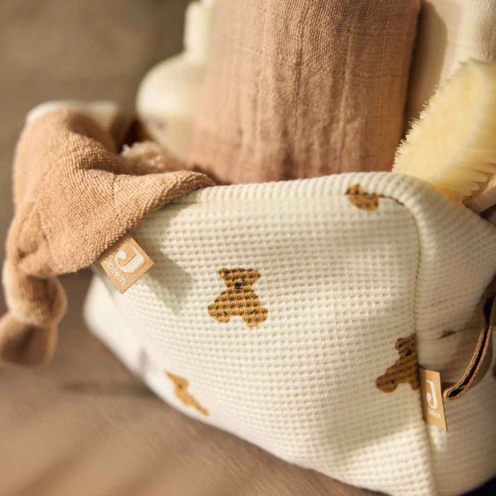 Jollein® Toaletna torbica Mini Teddy Bear Little Waffle Jollein