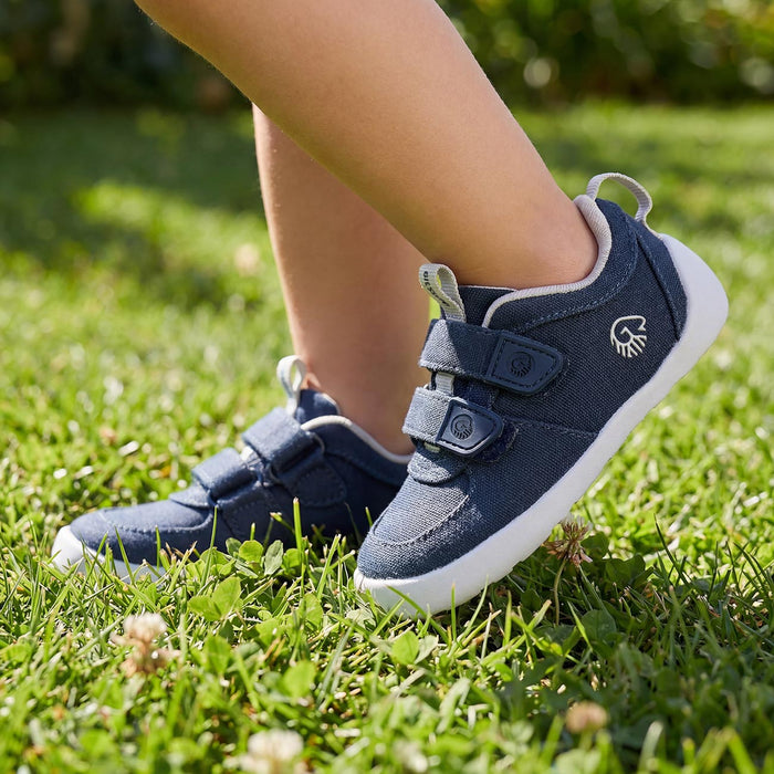 Giesswein Kids Barefoot Canvas - ocean blue 540