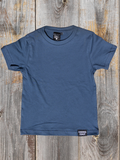 Kids Organic Cotton Tee - Blank Apparel - Midnight
