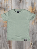 Kids Organic Cotton Tee - Blank Apparel - Seafoam