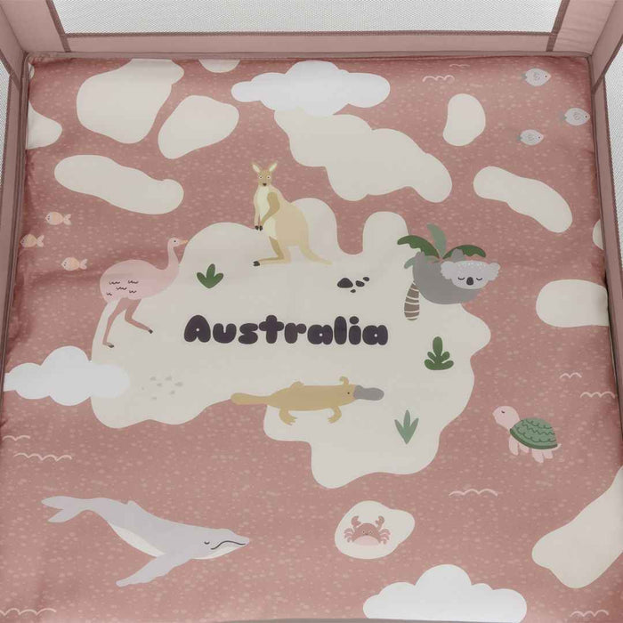 KikkaBoo® Otroška stajica Australia Pink 2026 KikkaBoo