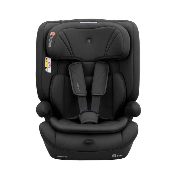 KikkaBoo® Otroški avtosedež i-Flow i-SIZE (76-150 cm) Black KikkaBoo