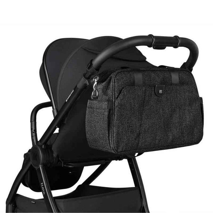 KikkaBoo® Previjalna torba Chelsea Black 2025 KikkaBoo