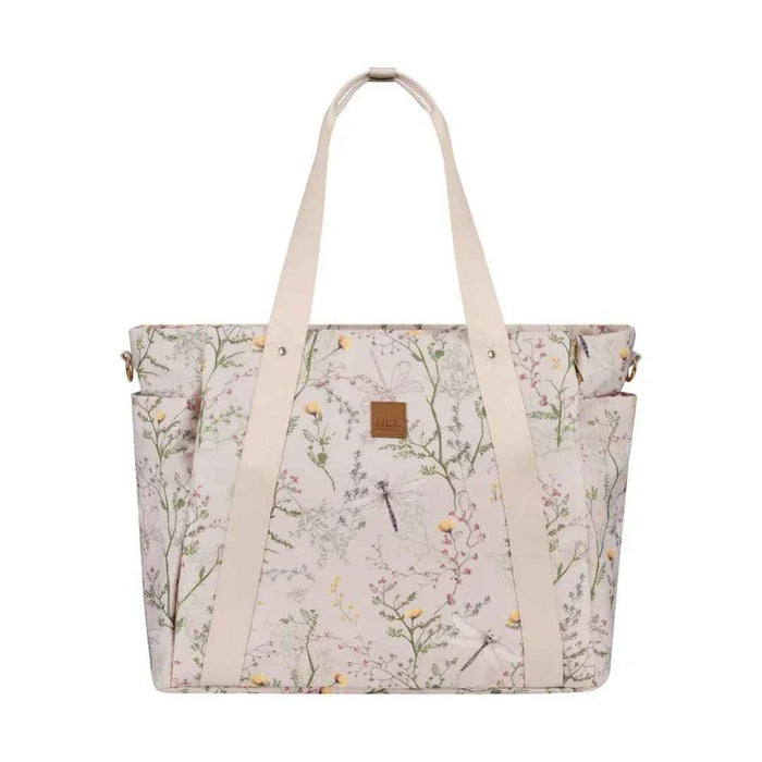 KikkaBoo® Previjalna torba Florence Secret Garden Beige KikkaBoo