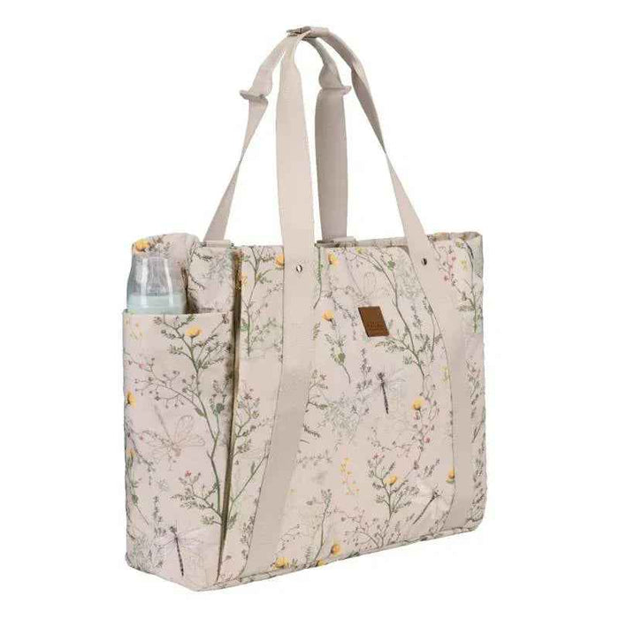 KikkaBoo® Previjalna torba Florence Secret Garden Beige KikkaBoo