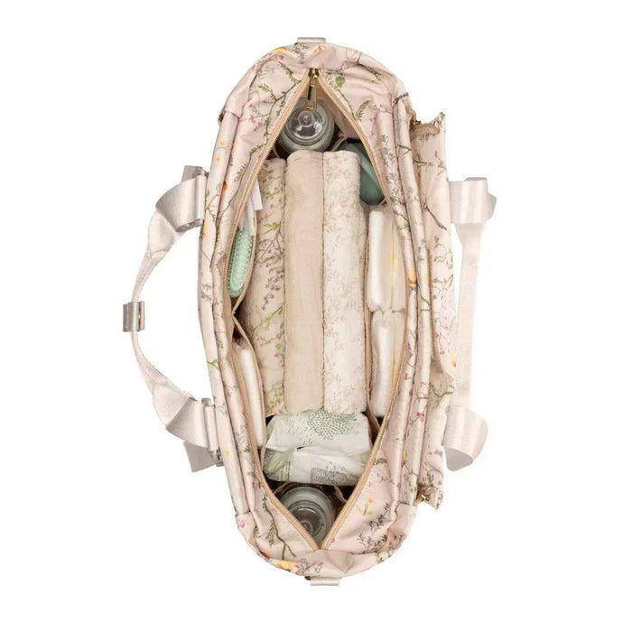 KikkaBoo® Previjalna torba Florence Secret Garden Beige KikkaBoo