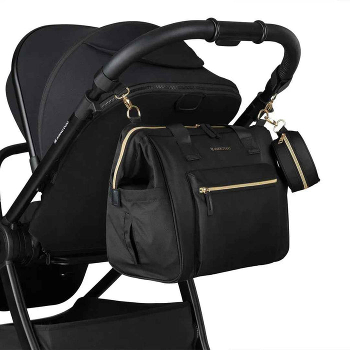 KikkaBoo® Previjalna torba Maxi Black NEW 2025 KikkaBoo
