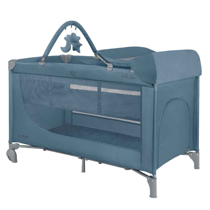 KikkaBoo® Prenosna posteljica 2 levels 125x65 So Gifted PLUS Blue 2026 KikkaBoo