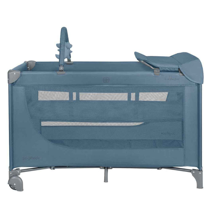 KikkaBoo® Prenosna posteljica 2 levels 125x65 So Gifted PLUS Blue 2026 KikkaBoo