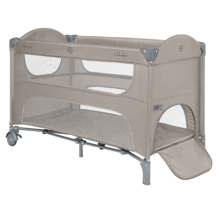 KikkaBoo® Prenosna posteljica 2 levels Milky Way Beige 2026 KikkaBoo