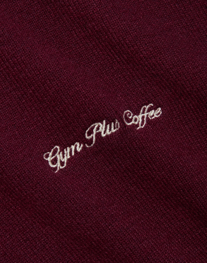 Knit Half Zip in Fig