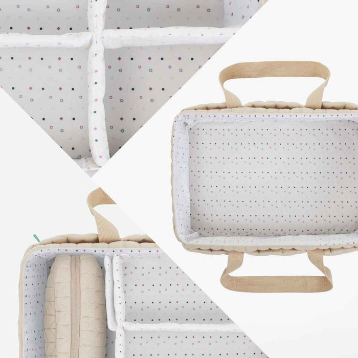 Koala Babycare® Organizator za pleničke Quilted Beige Koala Babycare