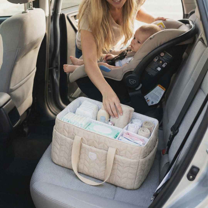 Koala Babycare® Organizator za pleničke Quilted Beige Koala Babycare