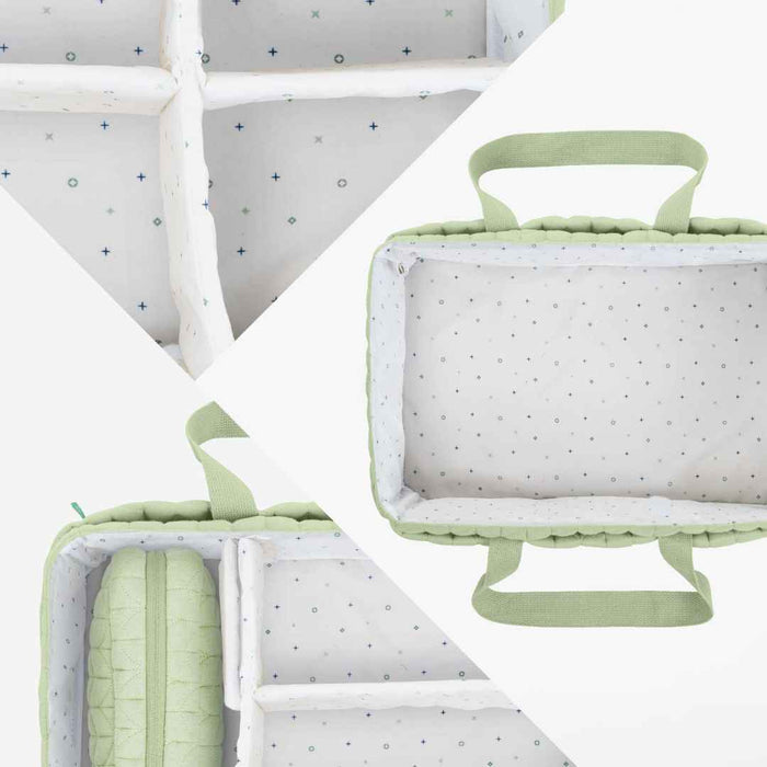 Koala Babycare® Organizator za pleničke Quilted Pale Green Koala Babycare