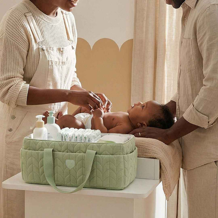 Koala Babycare® Organizator za pleničke Quilted Pale Green Koala Babycare
