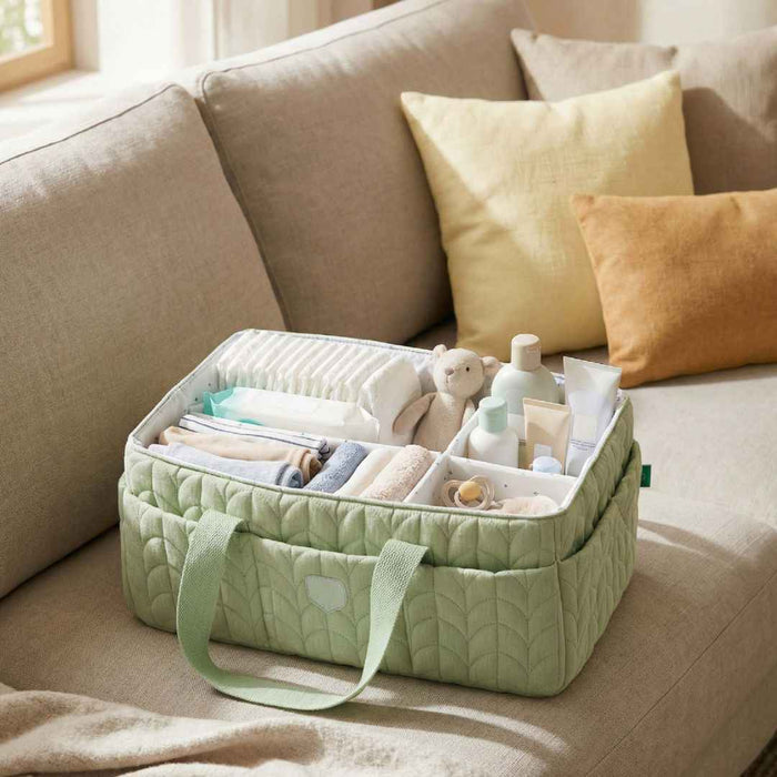 Koala Babycare® Organizator za pleničke Quilted Pale Green Koala Babycare