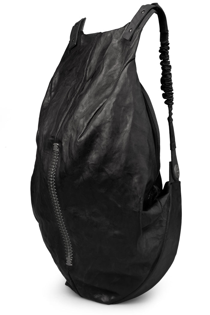 Large leather backpack