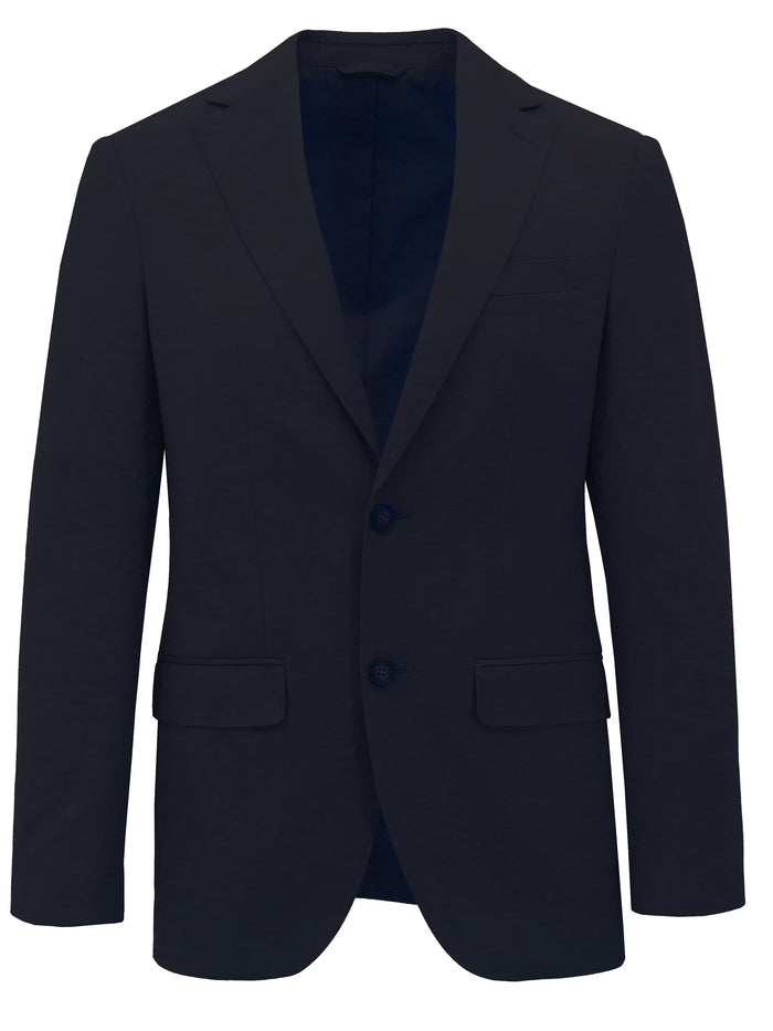 Lazio 112 Navy Wool Stretch Suit Jacket