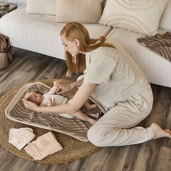 Leander® Bombažna brisača Woodland Cappuccino 65x50 Leander