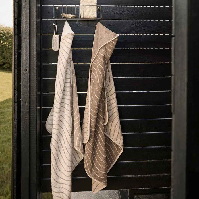 Leander® Bombažna brisača s kapuco Woodland Sage Green 80x80 Leander