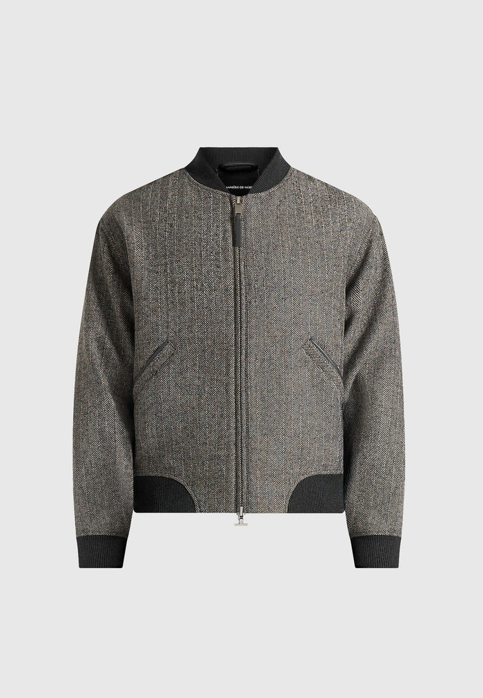 leandro-herringbone-wool-bomber-jacket-grey