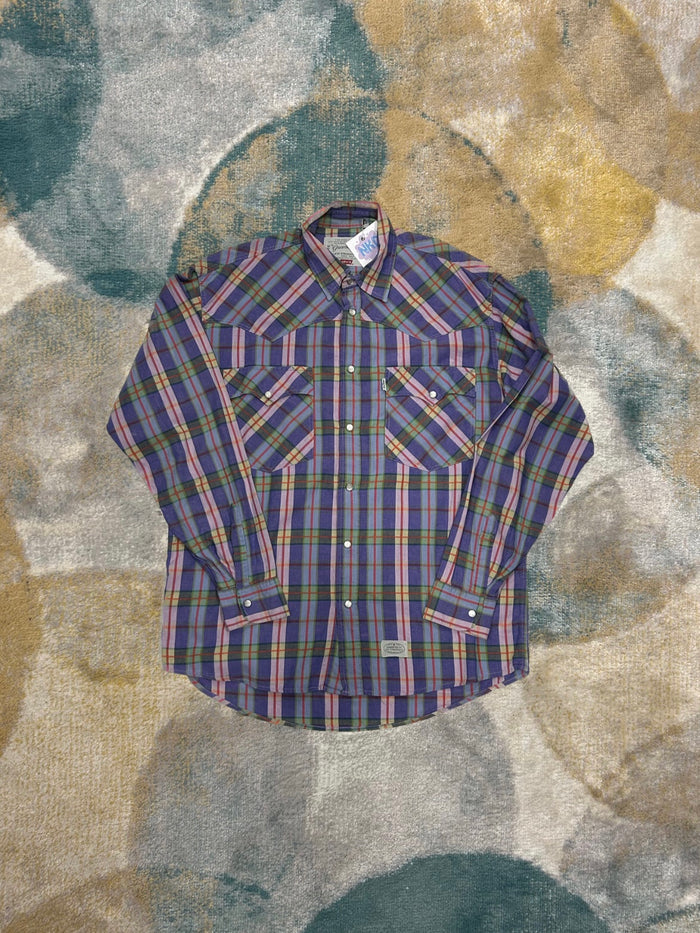 Levi's 90's Purple Stripe Shirt
