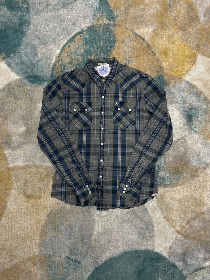 Levi's Blue and Grey Flannel