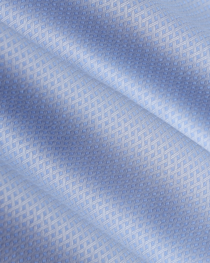 Light Blue Staples Dobby Formal Shirts - Bernard