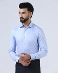 LONG SLEEVE SLIM FIT DOBBY SHIRT